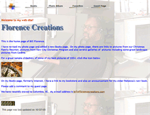 Tablet Screenshot of florencecreations.com